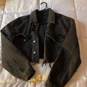 Brandy Melville Black Jean Jacket